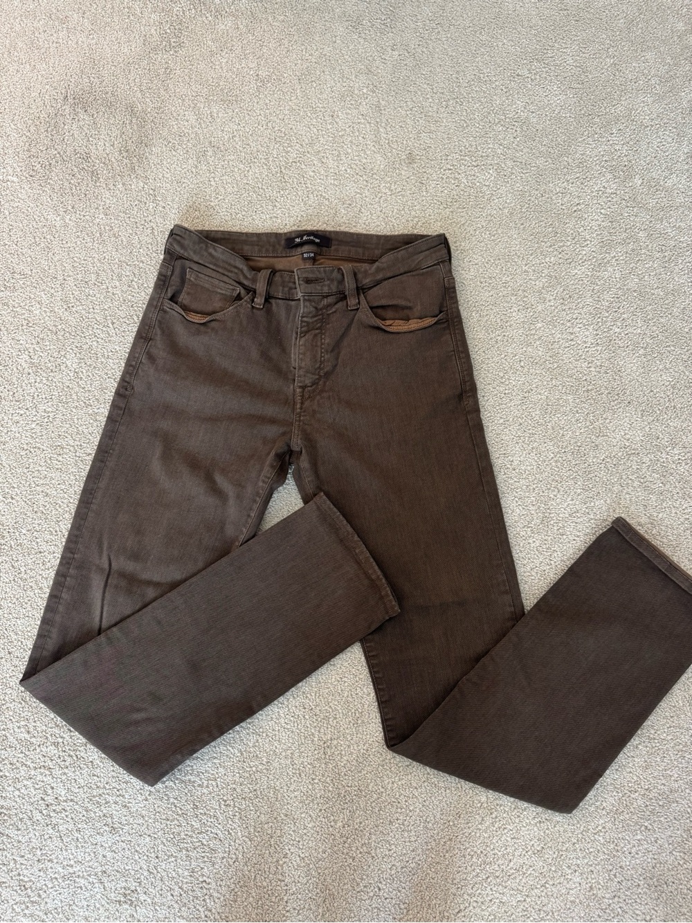 34 Heritage Men's Brown Jeans - Charisma